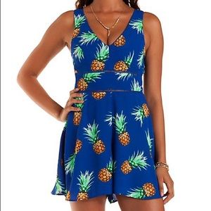 Charlotte Russe Pineapple Romper